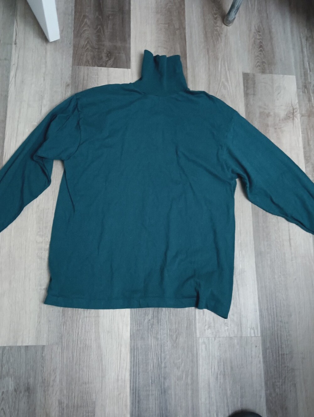 Men's Dark Teal Turtleneck Vintage Made In USA Size Large